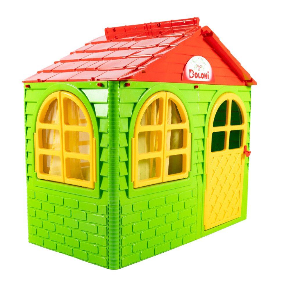 Игровой Домик со шторками DOLONI TOYS 02550/13, 129х69х120 см