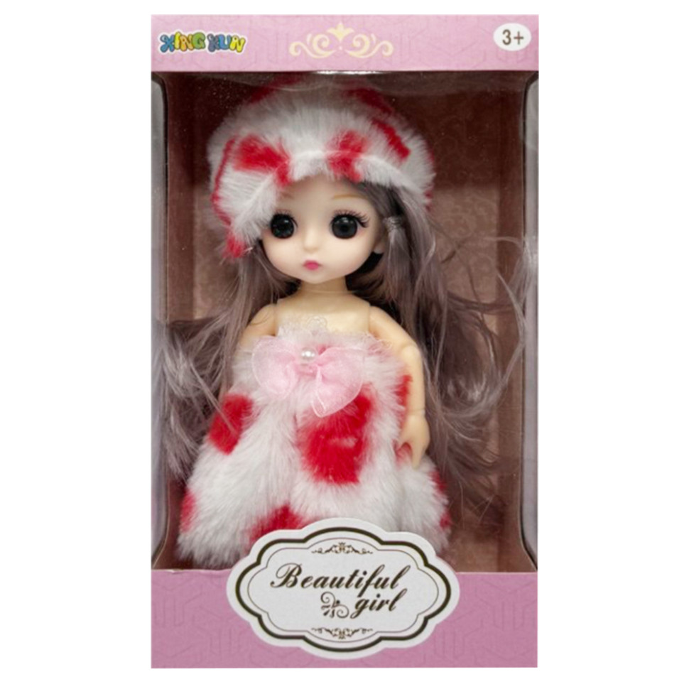 Детская игровая кукла Bambi 1361-6 шарнирная, размер 15 см