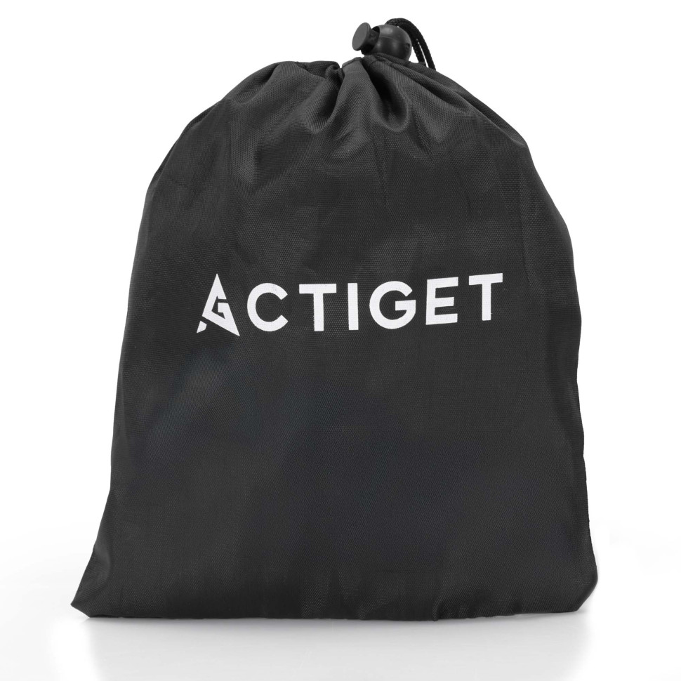 Набір еспандерів для тренувань зап'ястя та пальців 5 в 1 Actiget ACT0055 Black, чохол