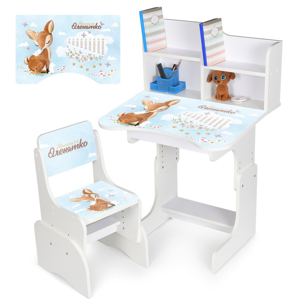 Дитяча Парта Bambi N 2071-16-1 дерево, зі стільчиком