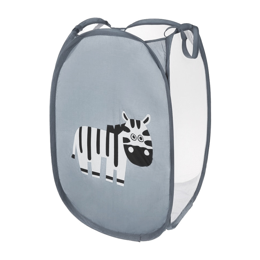 Корзина-сетка для игрушек Bambi 10-76(Grey) с рисунком, 48х25 см