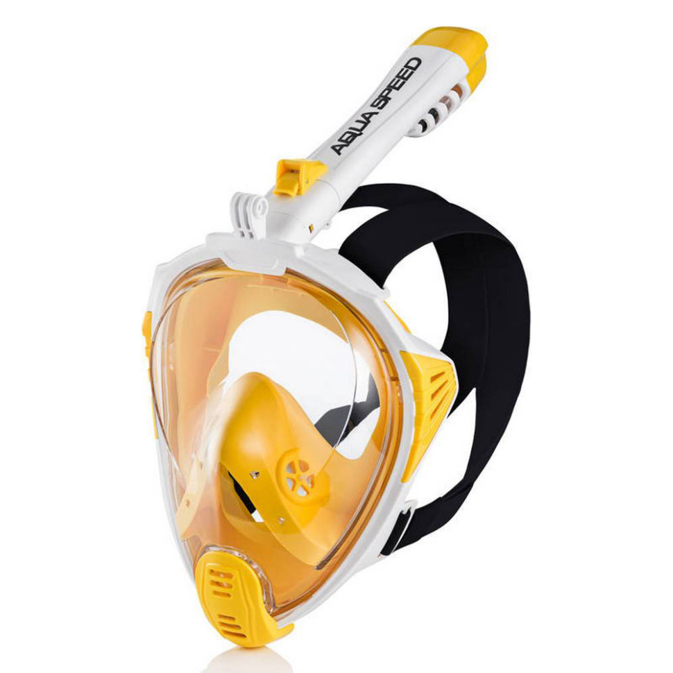 Полнолицевая маска DRIFT Aqua Speed 249-58 белый, желтый, S/M