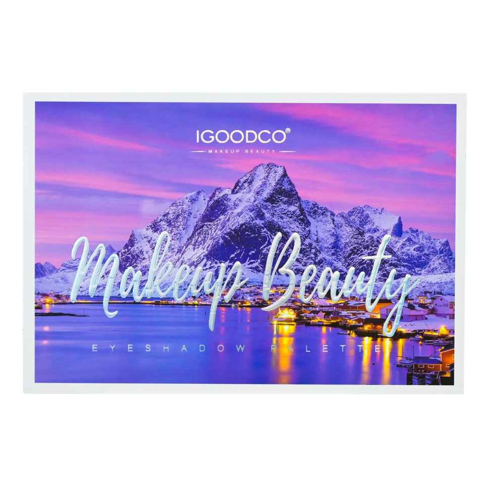 Детская палетка теней для век Igoodco LK3750, 40 цветов, с аппликатором