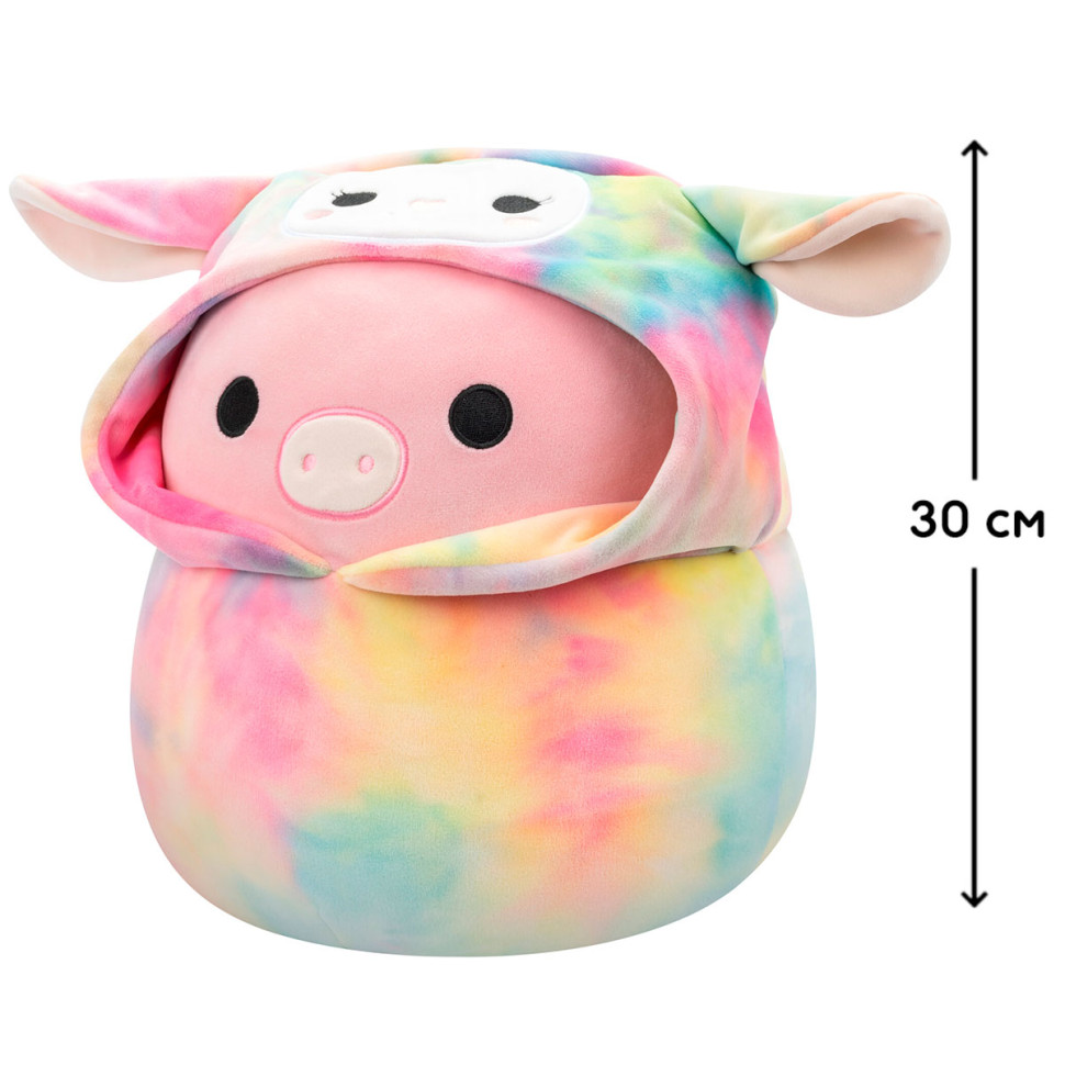 Мягкая игрушка Поросенок Питер в одежде Squishmallows SQER00931, 30 см