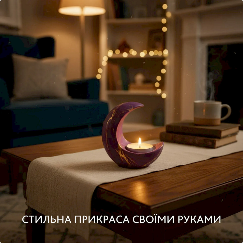 Набір для виготовлення підсвічника з гіпсу своїми руками 