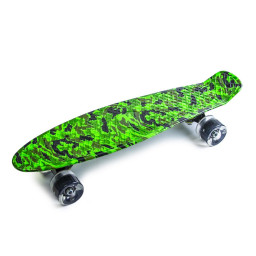 Скейт Penny Board «Military» Bambi 227429845 колеса зі світлом 80 кг