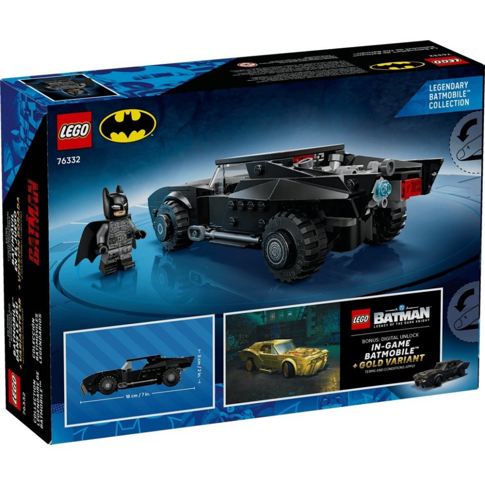 Конструктор LEGO Batman Бэтмен: Бэтмобиль 76332, 330 деталей