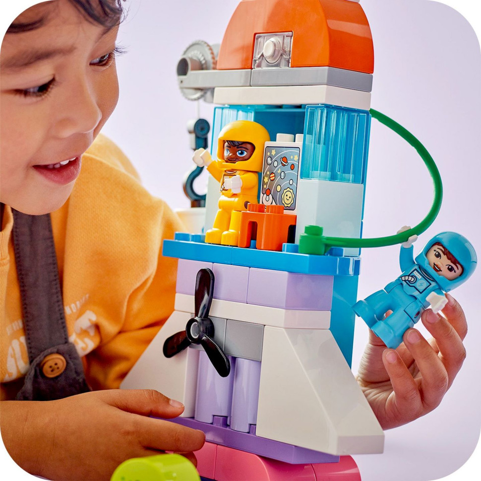 Конструктор Пригоди на космічному шатлі 3-в-1 LEGO DUPLO 10422, 58 деталей