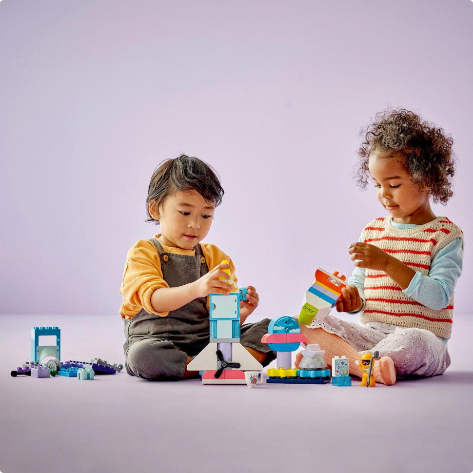 Конструктор Пригоди на космічному шатлі 3-в-1 LEGO DUPLO 10422, 58 деталей