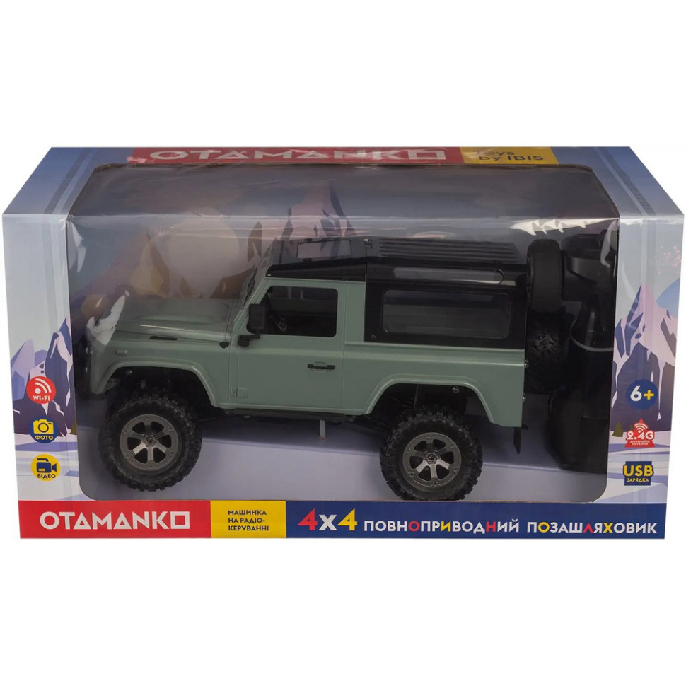 Машинка на радіокеруванні Позашляховик 4x4 OTAMANKO FY003AW (green) з камерою