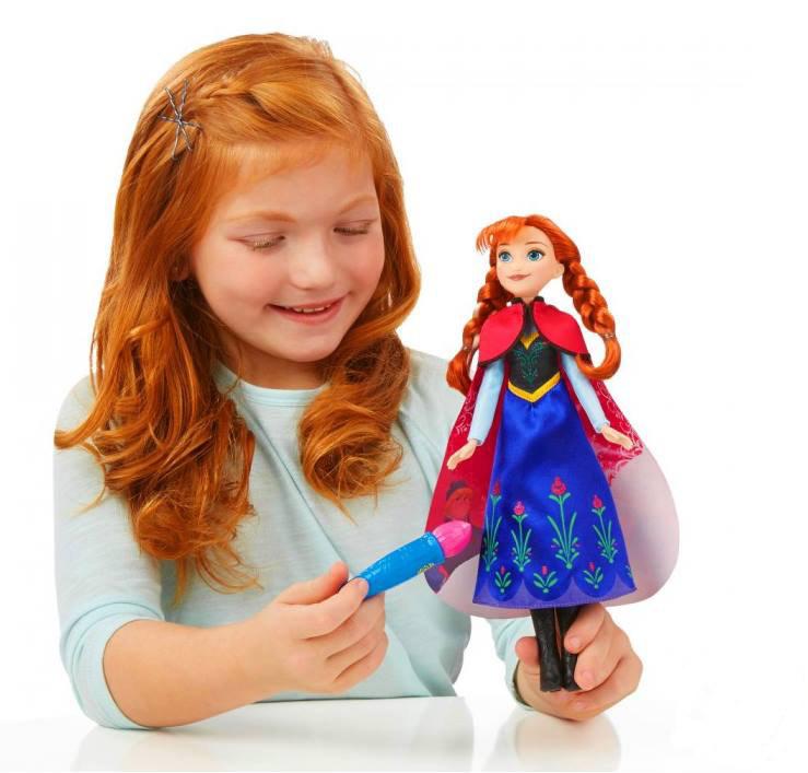 Лялька Frozen Холодне серце в наряді з проявляючимся малюнком B6699