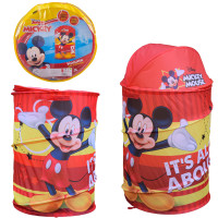 Корзина для игрушек Bambi D-3511 Mickey Mouse, в сумке, 43х43х60 см