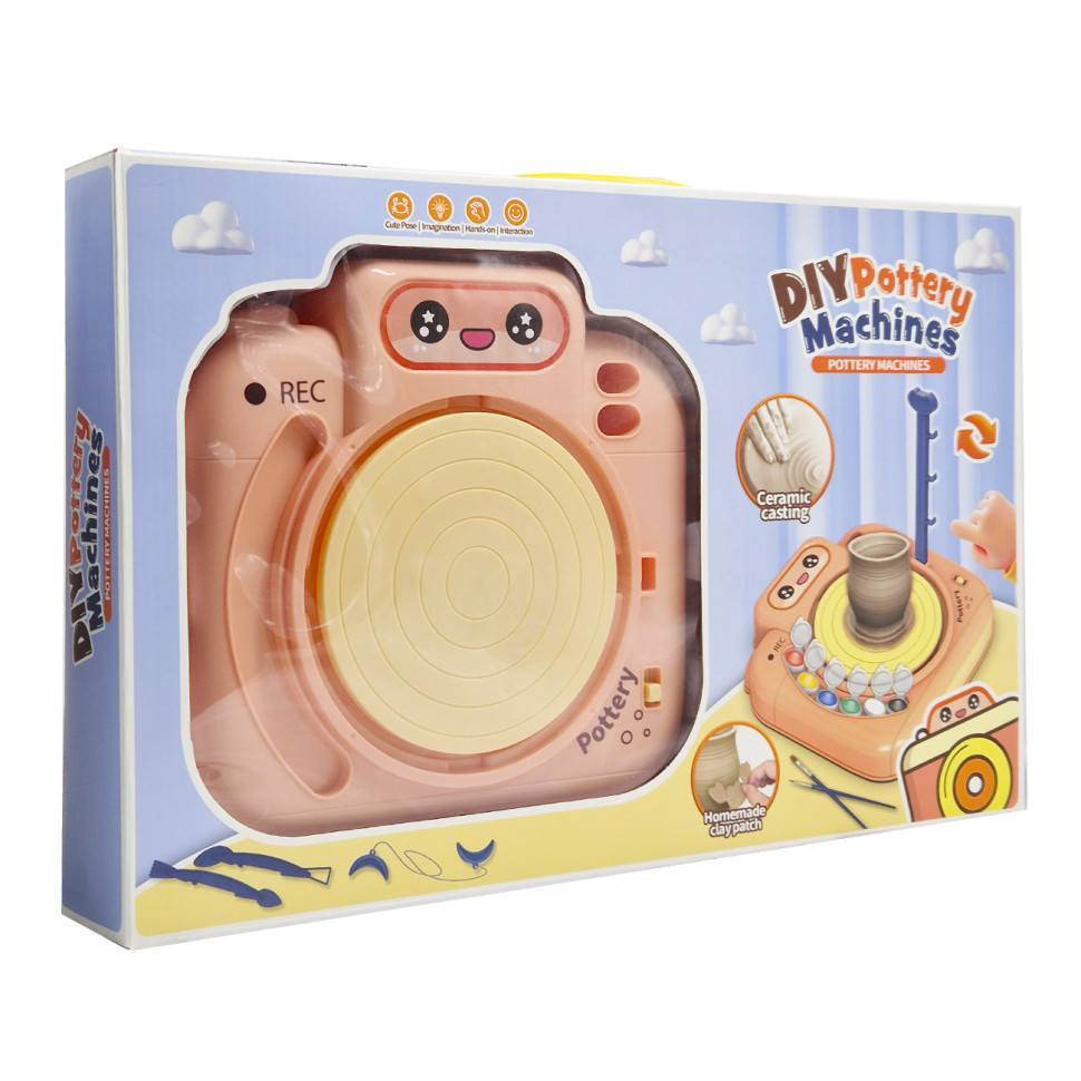 Набір для творчості Гончарний круг Bambi ZY113, 6 акрилових фарб для покриття