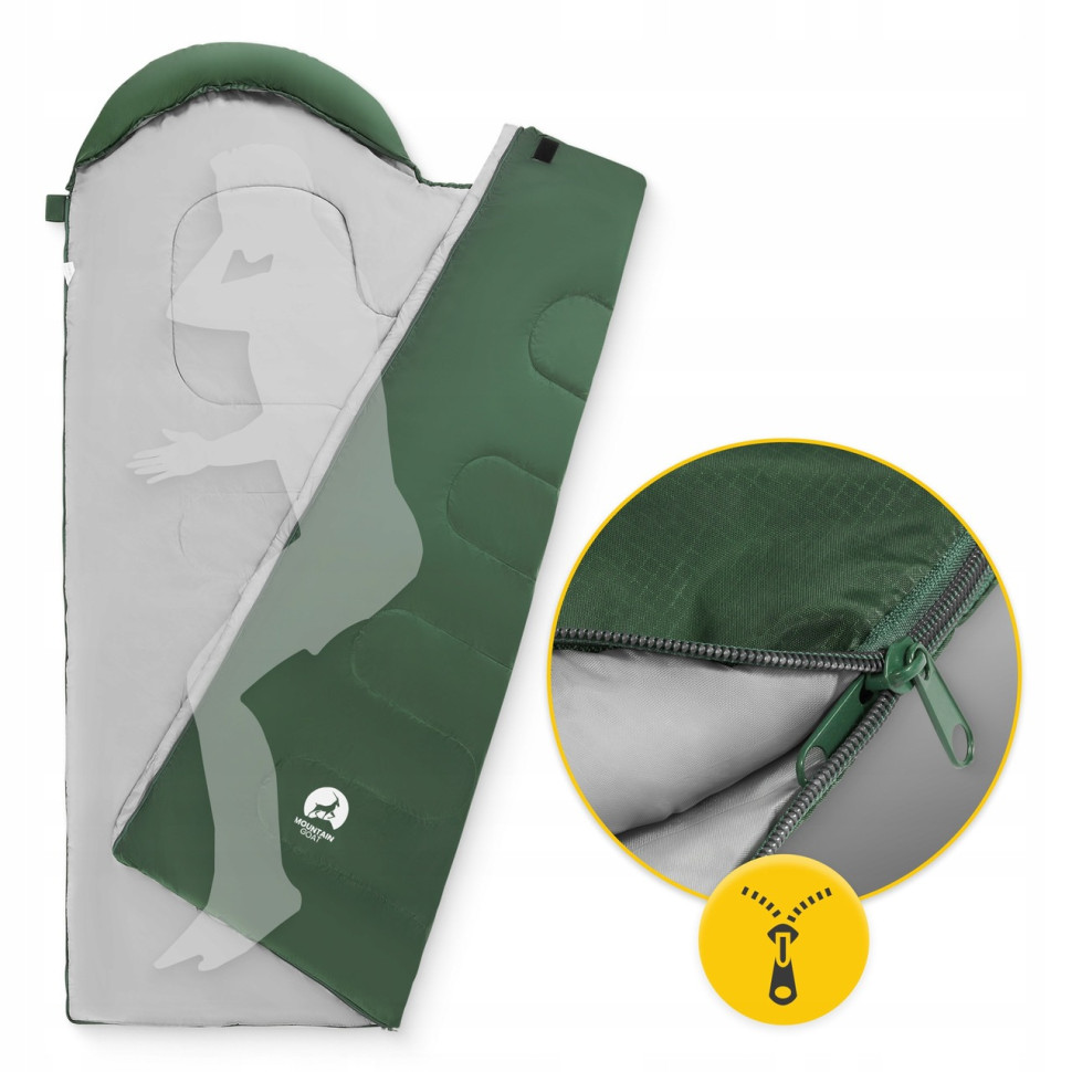 Спальний мішок (спальник) ковдра Standard Mountain Goat MG0015 Olive/Grey