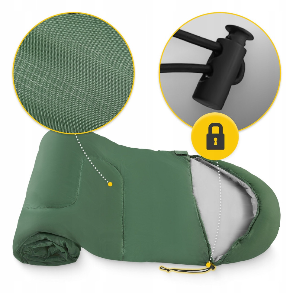Спальний мішок (спальник) ковдра Standard Mountain Goat MG0015 Olive/Grey