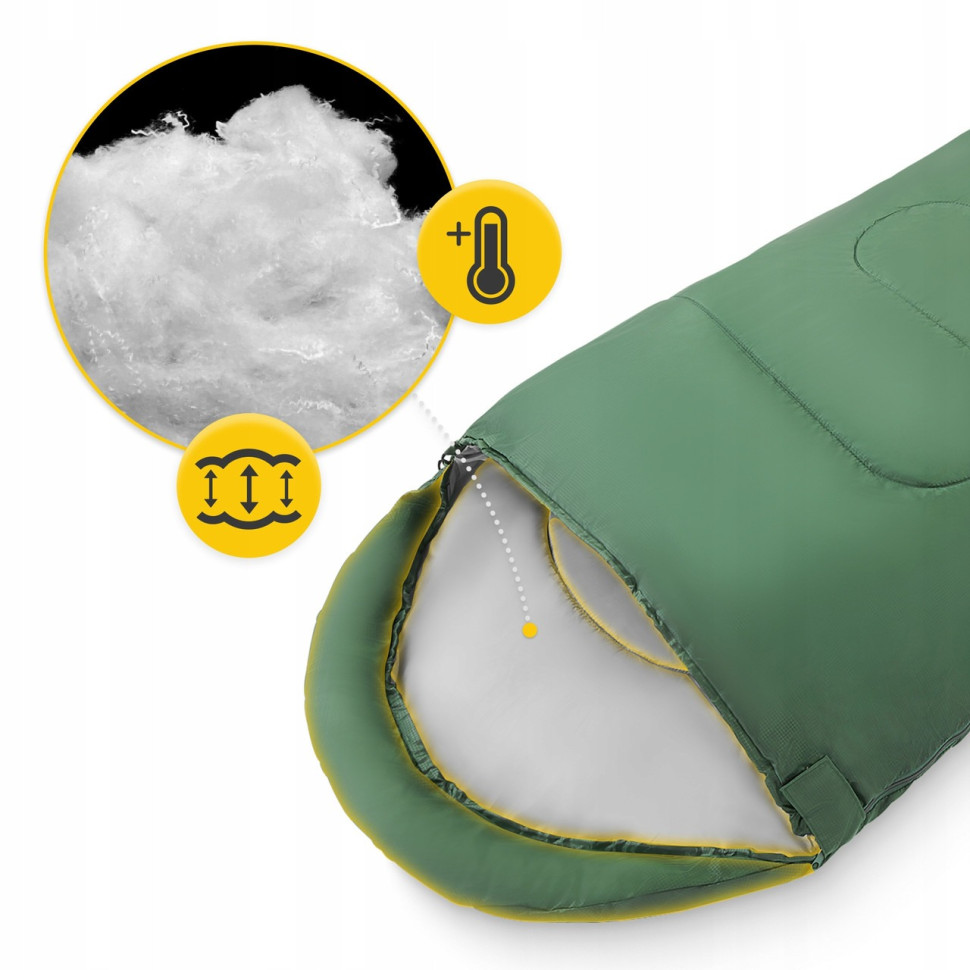 Спальний мішок (спальник) ковдра Standard Mountain Goat MG0015 Olive/Grey