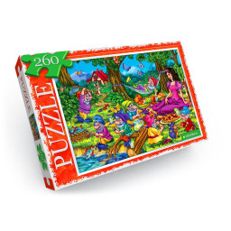Пазл дитячий "Білосніжка" Danko Toys C260-12-09, 260 елементів