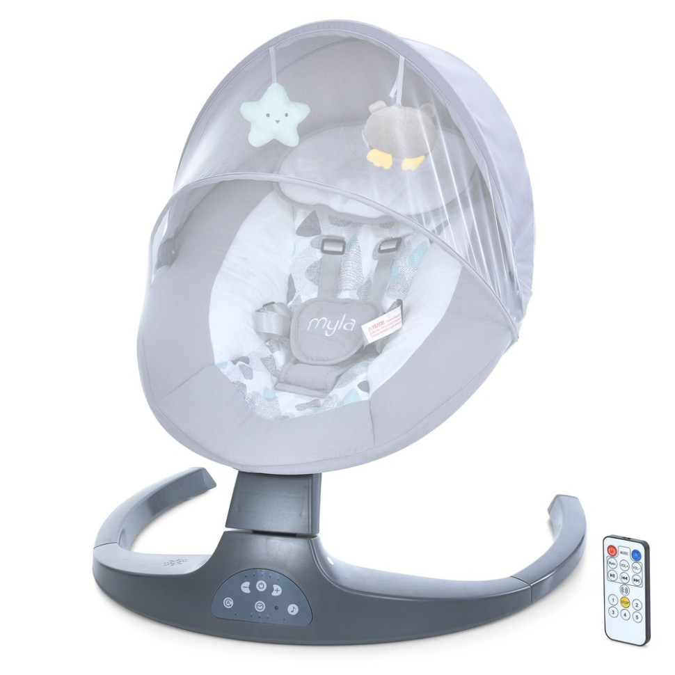 Дитячий Заколисуючий центр MYLA El Camino ME 1074 Medium Gray Drops