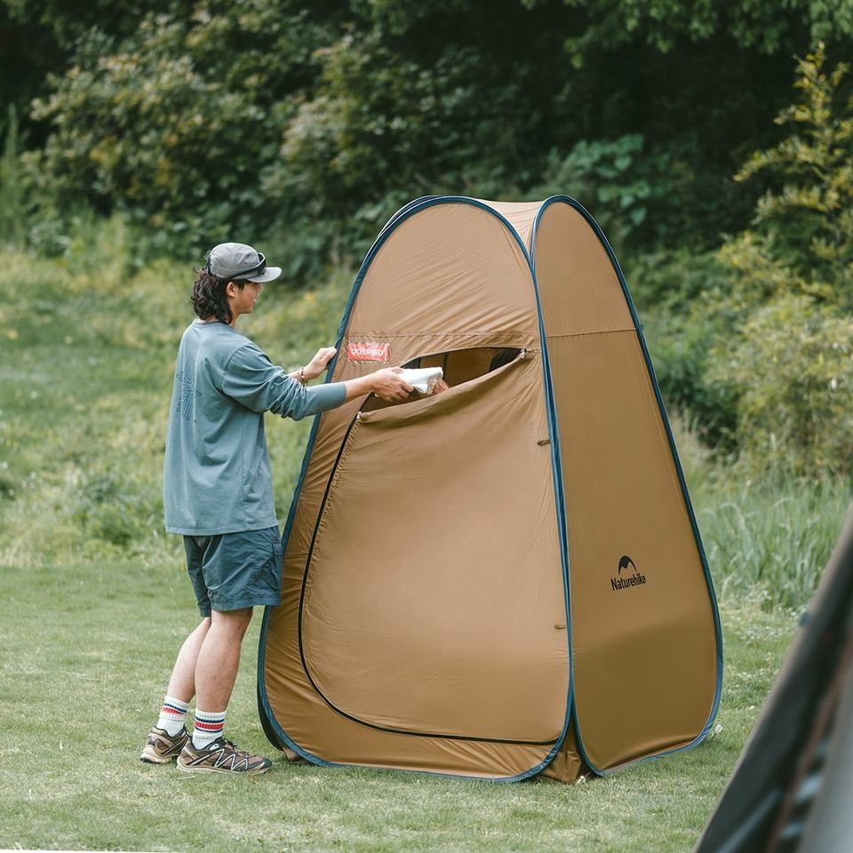 Душевая раскладная палатка Naturehike 6927595776100 NH17Z002-P, коричневая