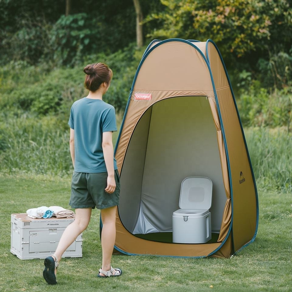 Душевая раскладная палатка Naturehike 6927595776100 NH17Z002-P, коричневая