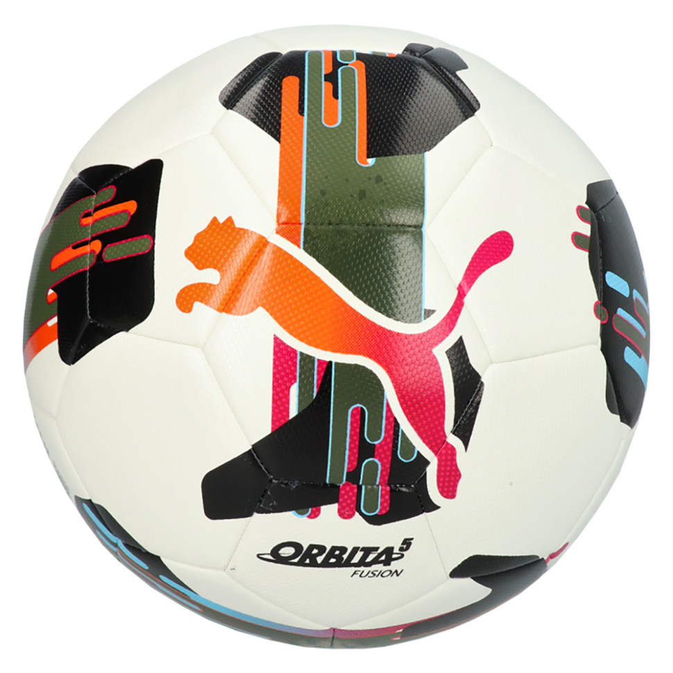 Мяч футбольный Orbita 5 FUSION Puma 084331-01-5 бело-черный № 5