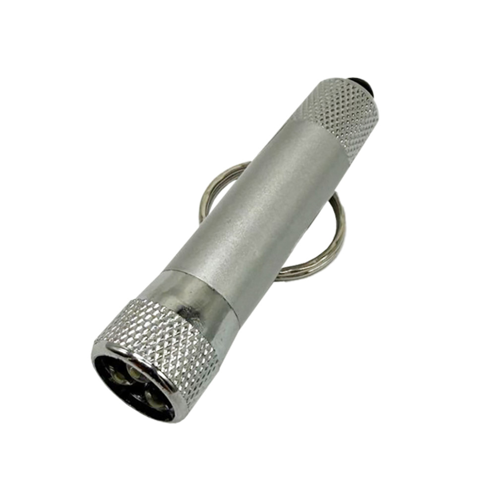 Дитячий ліхтарик-брелок Bambi 518-3(Silver) розмір 6,5 см, сріблястий