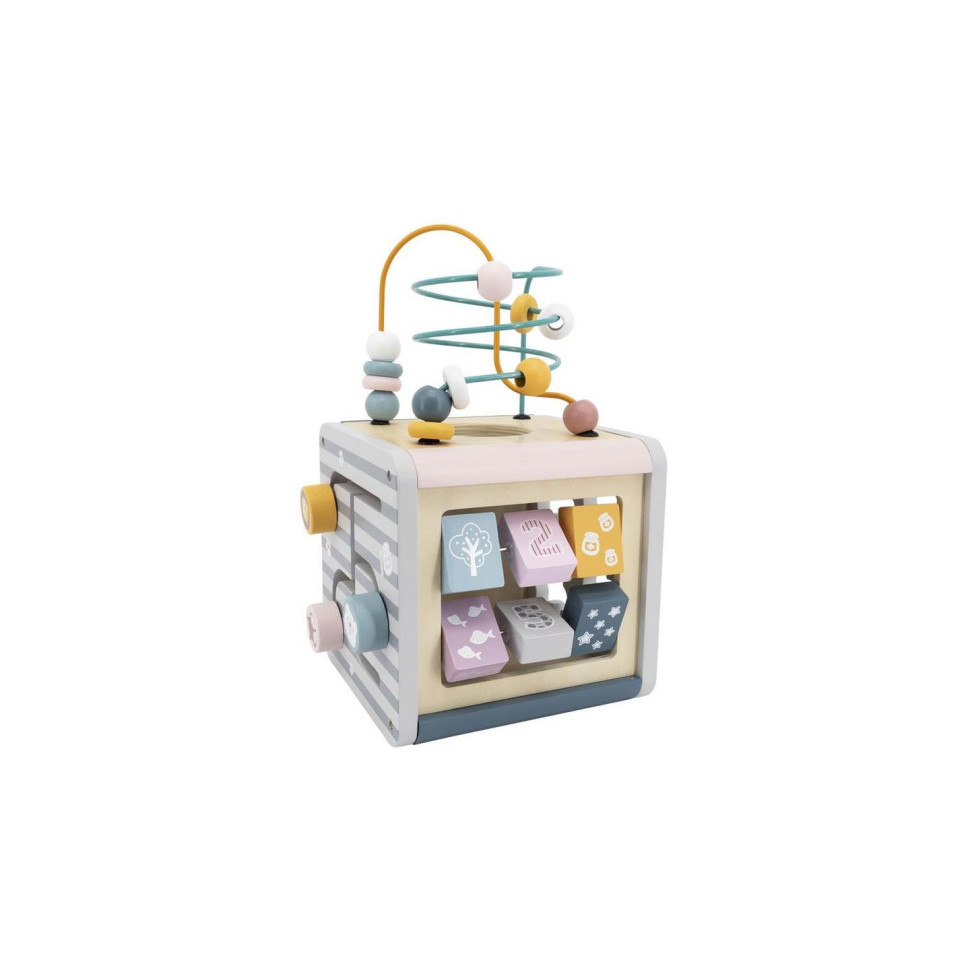 Бізікуб 5 в 1 Viga Toys PolarB 44030 дерев'яний