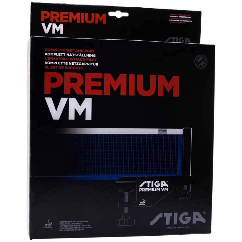 Сітка для настільного тенісу Premium VM ITTF Stiga 931163 (639500)