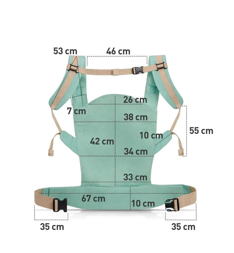 Переноска Nino Kinderkraft KKNNINOMINT000 Mint