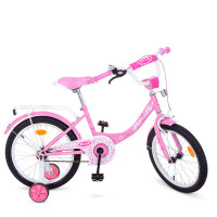 Велосипед дитячий PROF1 Y1811 18 дюймів, рожевий