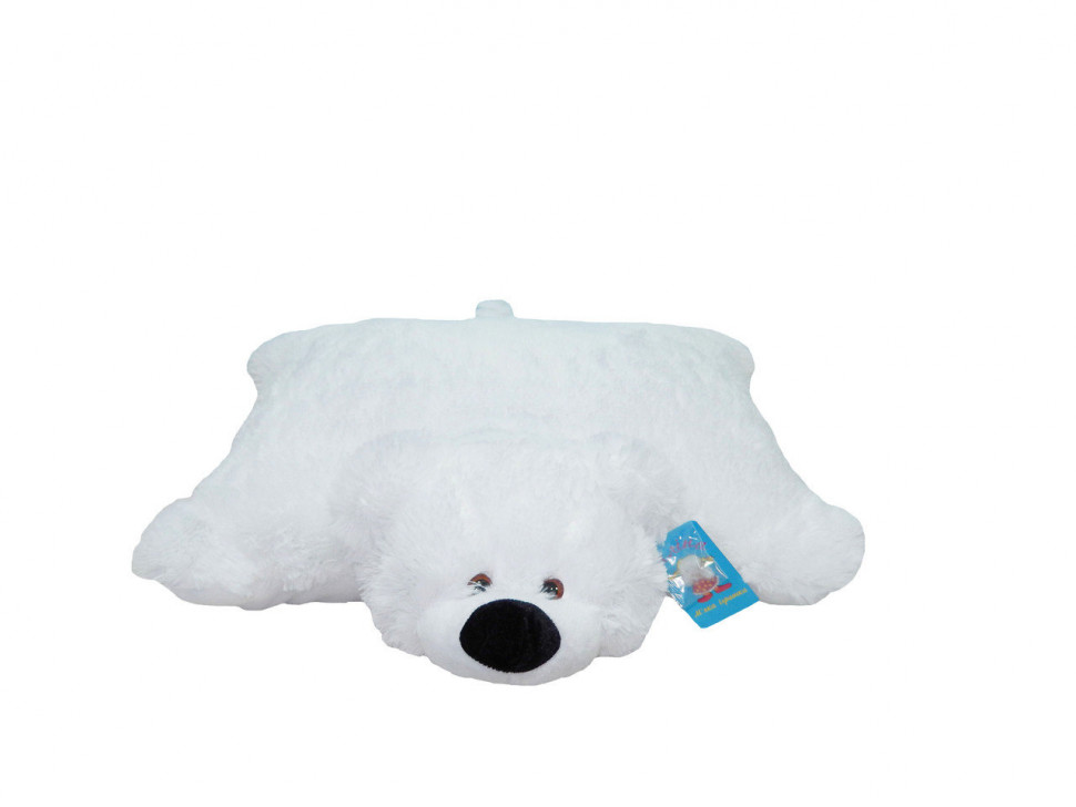 Подушка-іграшка Аліна ведмедик 55 см біла ПМ2-бел 5784782ALN по цене 409 грн.