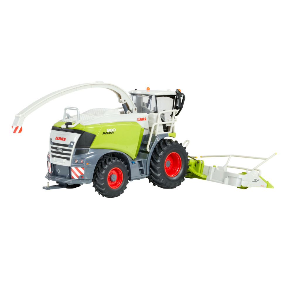 Модель Комбайн кормоуборочный Claas Jaguar 980 Britains 43285B с жаткой Orbis 900, масштаб 1:32