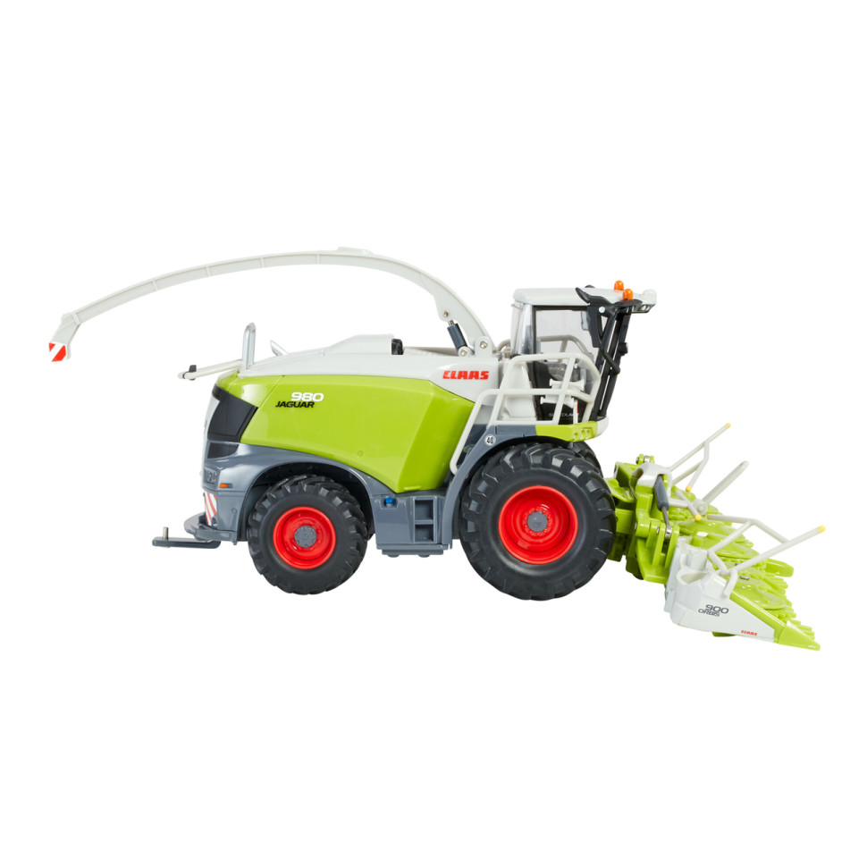 Модель Комбайн кормоуборочный Claas Jaguar 980 Britains 43285B с жаткой Orbis 900, масштаб 1:32