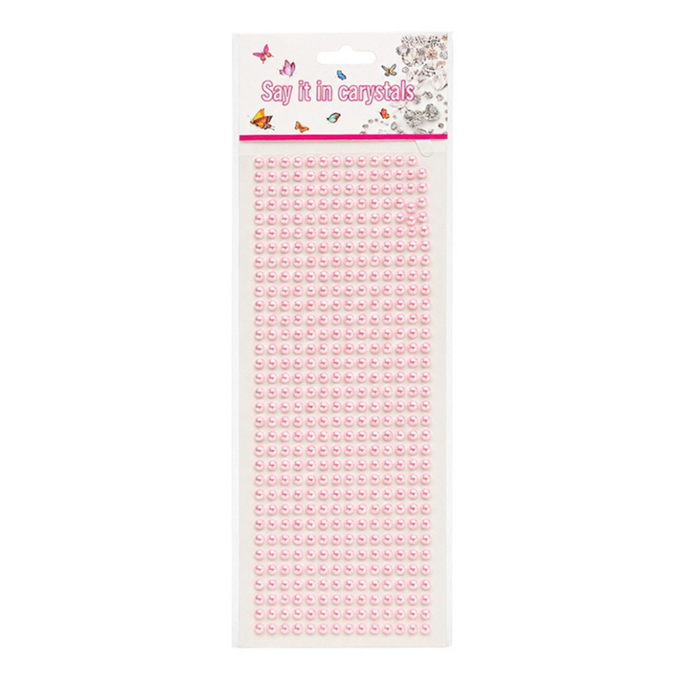 Наклейки декоративные Bambi XY-007(Pink) для авто, ноутбуков, телефонов 