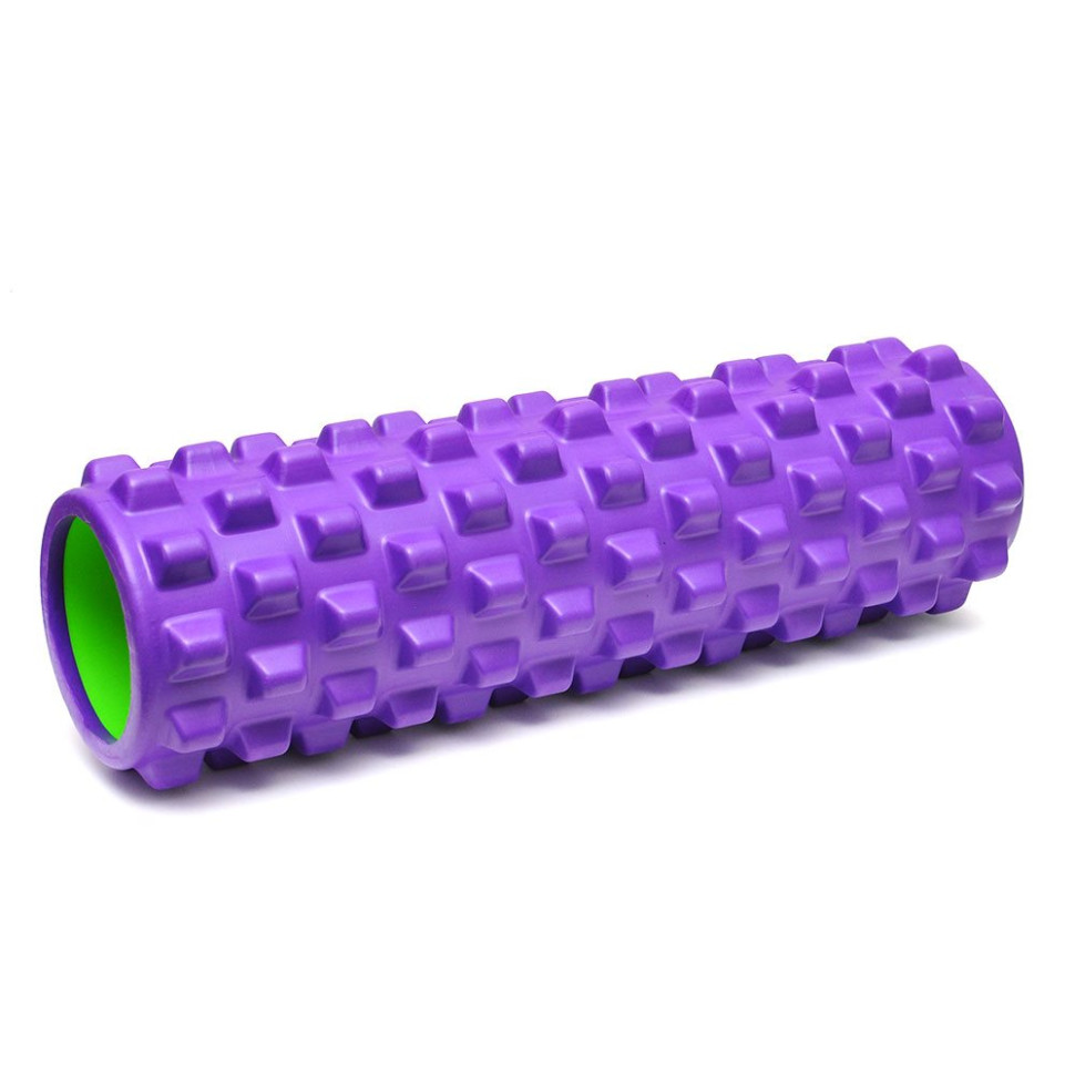 Роллер для йоги и пилатеса Grid Bubble Roller Gemini Sport G0010-PUR 45х14 см