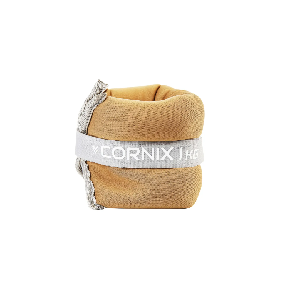 Утяжелители-манжеты для ног и рук Cornix XR-0356 2 x 1 кг коричневый