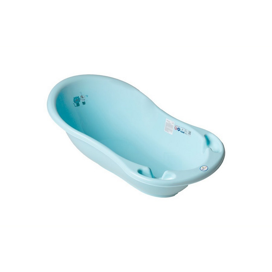 Ванночка дитяча «Кіт і Пес» Tega Baby PK-004ODPŁYW-101 зі зливом 86 см