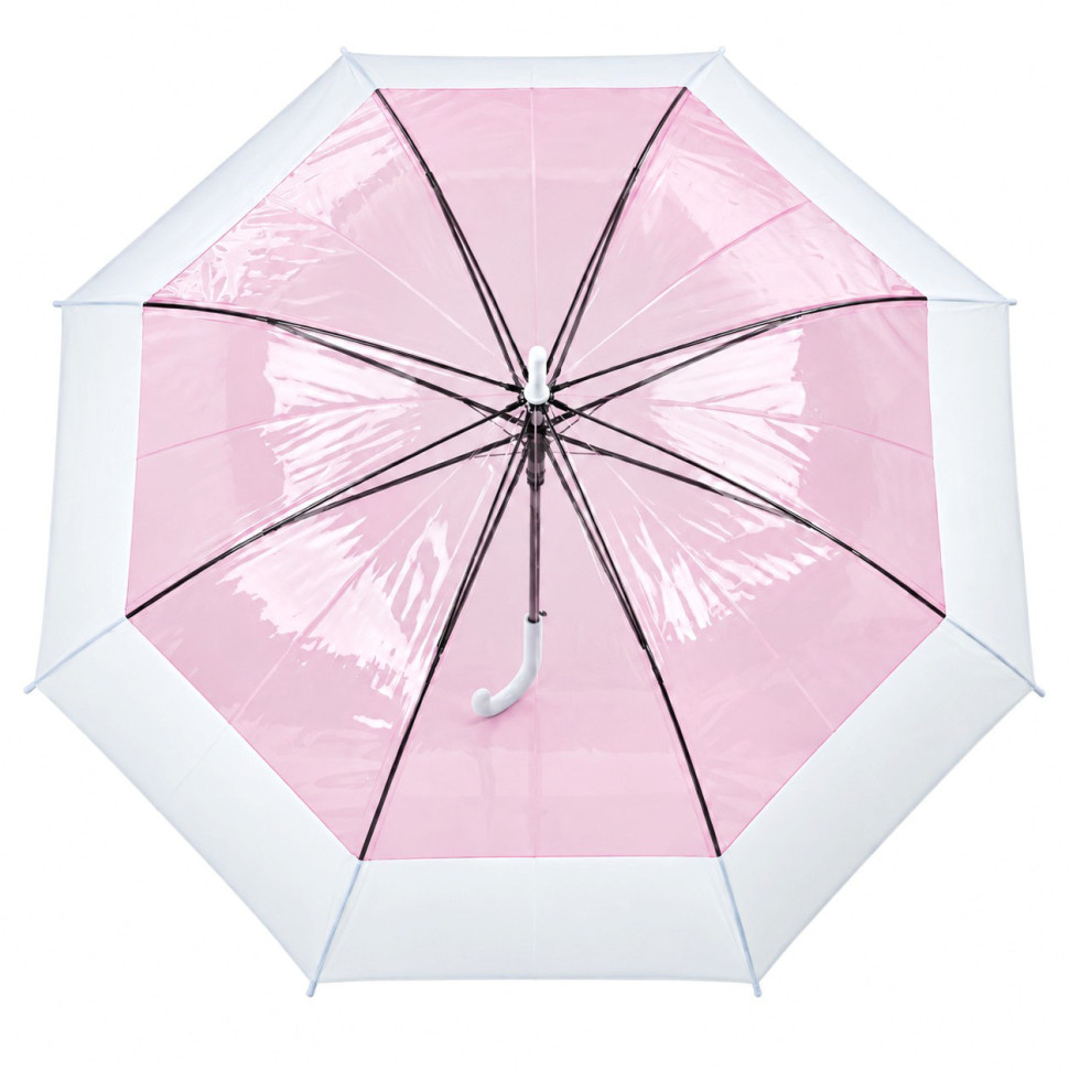 Зонт-трость для взрослых Bambi MK 5277(Dark-Pink) длина 87 см, трость 78 см, диаметр 103 см, спица 57,5 см