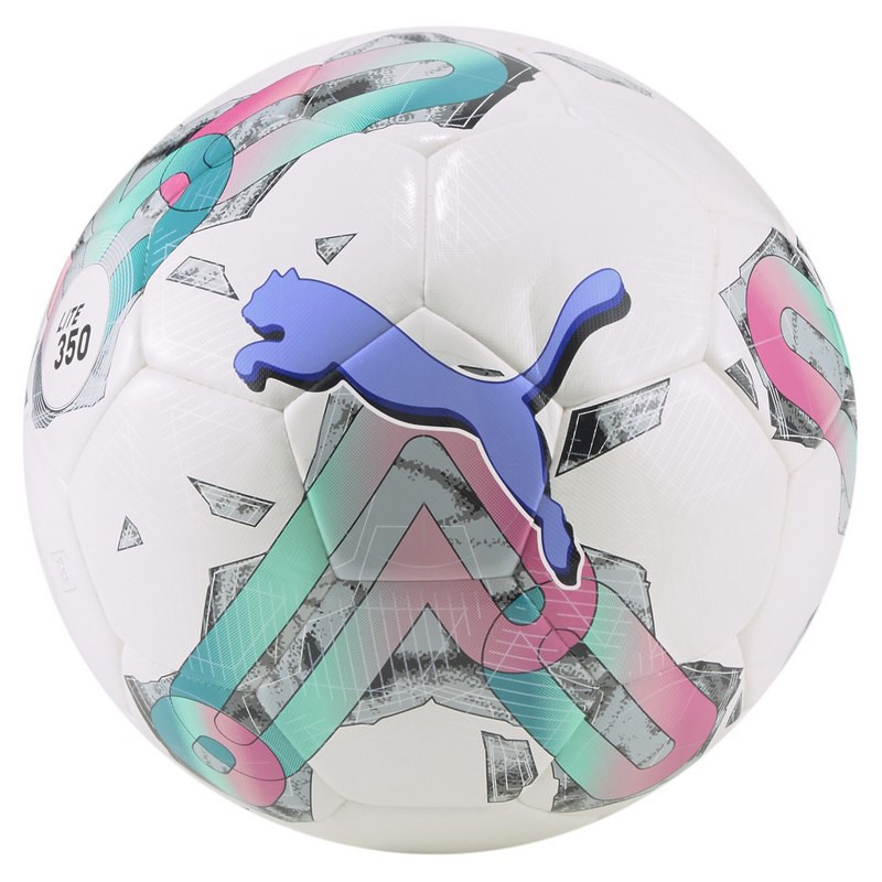 М'яч футбольний Orbita 5 HYB Lite 350 Puma 083784-01-4 білий, фіолетовий, мультиколор № 4