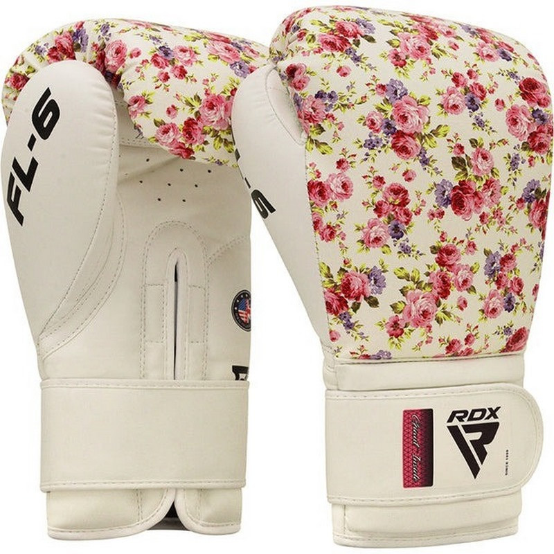Боксерські рукавиці FL-6 RDX Inc Limited BGR-FL6W-10oz 10 унцій (капа в комплекті)