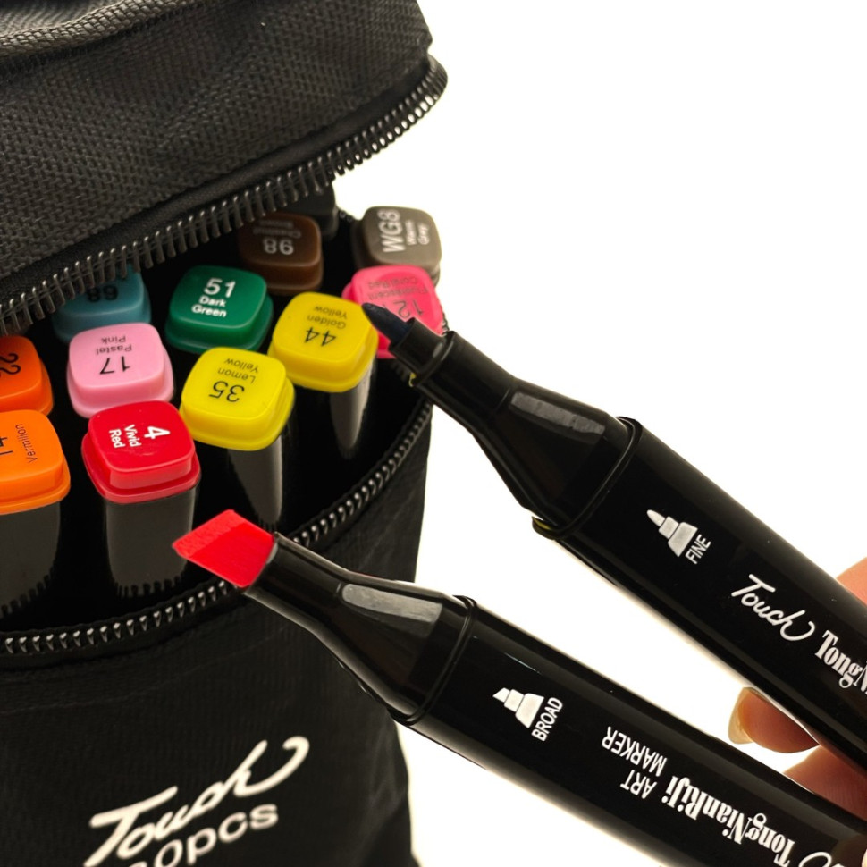 Набор перманентных маркеров на спиртовой основе Bambi MPTT30, 30 шт, двусторонние