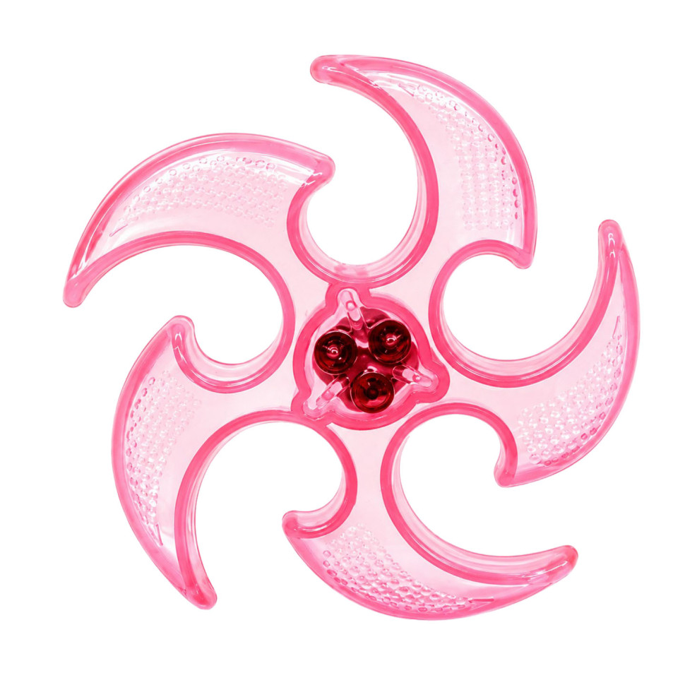 Літаючий бумеранг Bambi SB2306(Pink) гума, зі світлом, 15 см, у пакеті