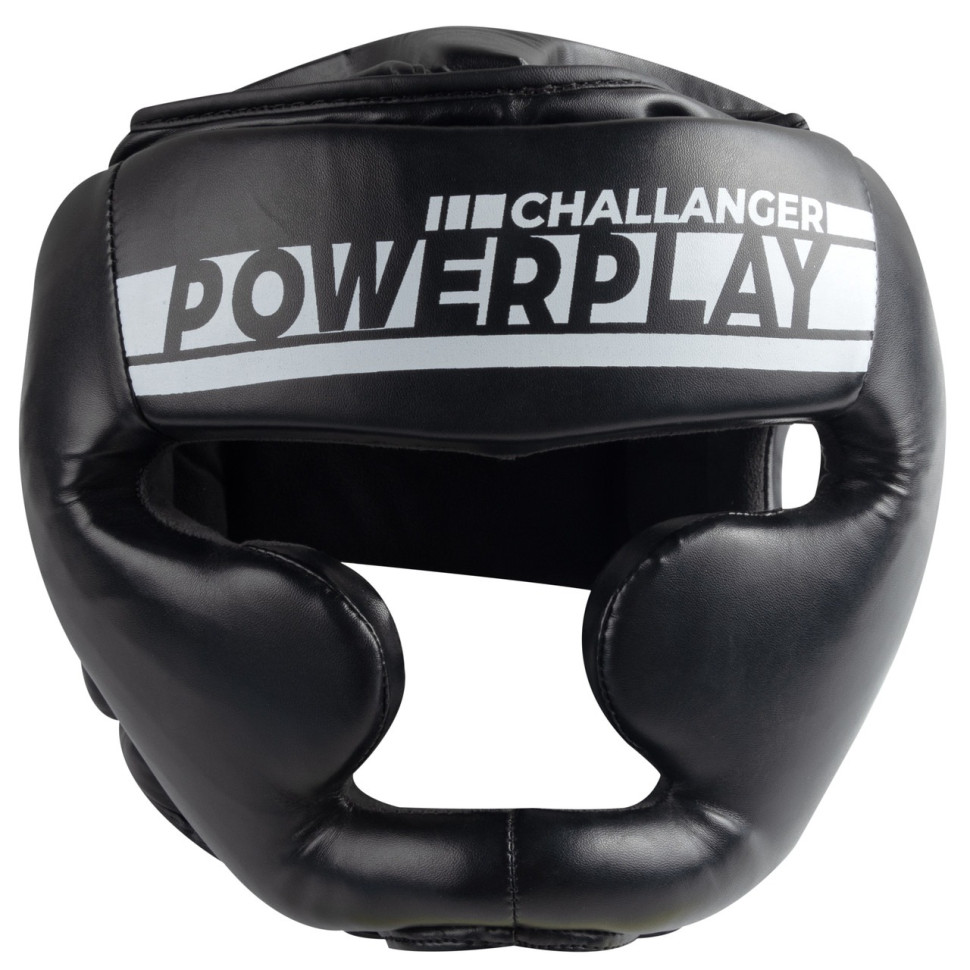 Боксерский шлем тренировочный 3048 PowerPlay PP_3048_XL_Bl/White, Черно-Белый, XL