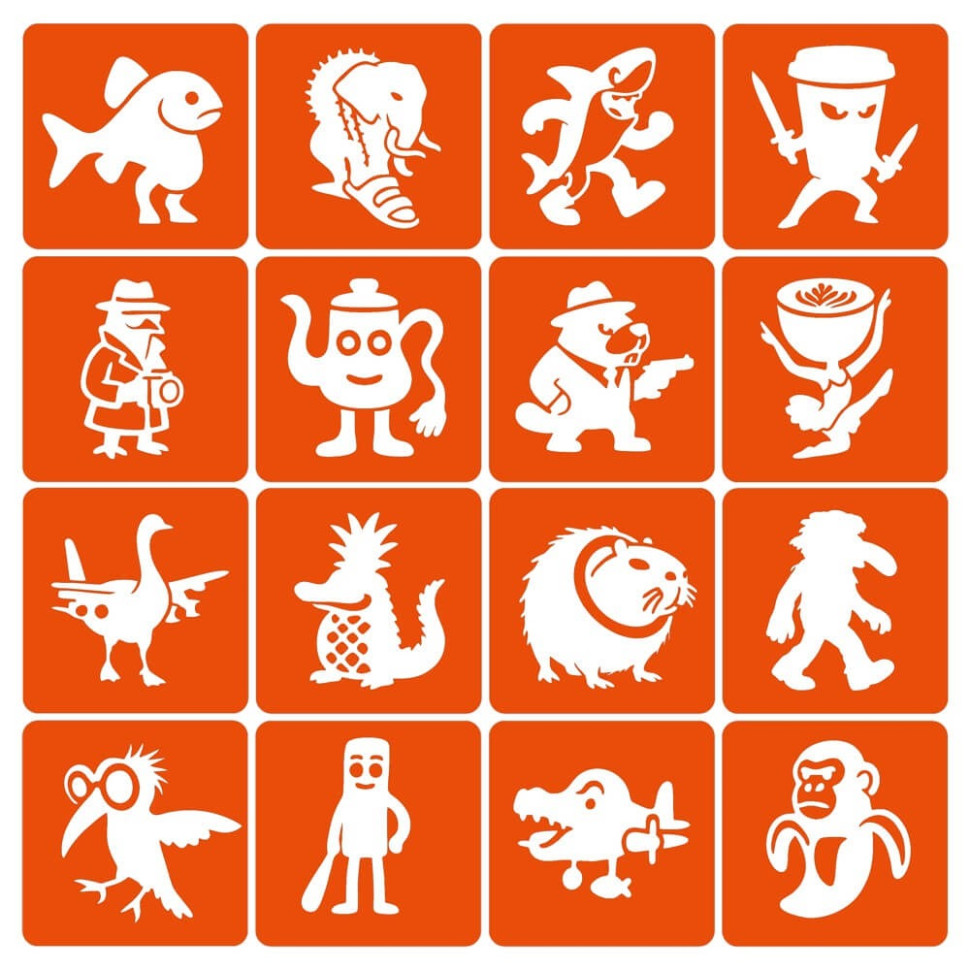 Набор трафаретов для биотату 