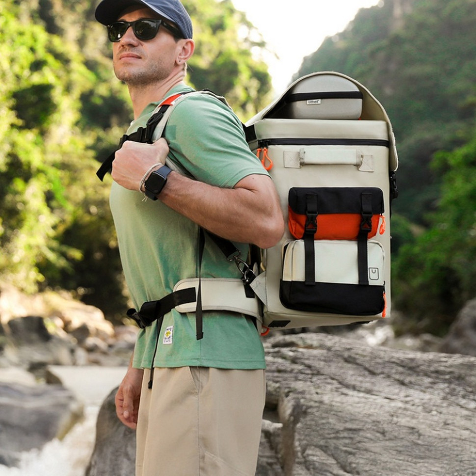 Аккумуляторный холодильник-рюкзак Litheli U20HW05-0U101 питание от павербанка 16 л