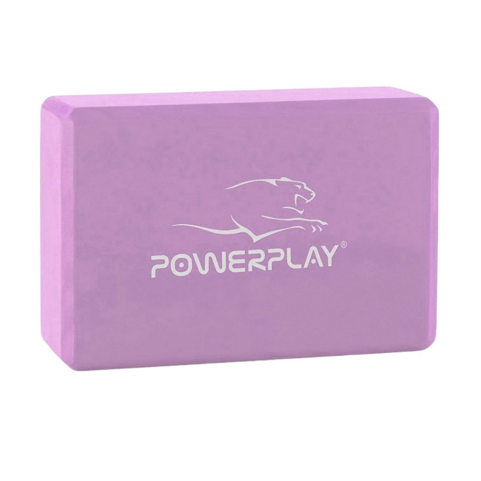 Блок для йоги 4006 Yoga Brick PowerPlay PP_4006_Violet_Yoga_Brick