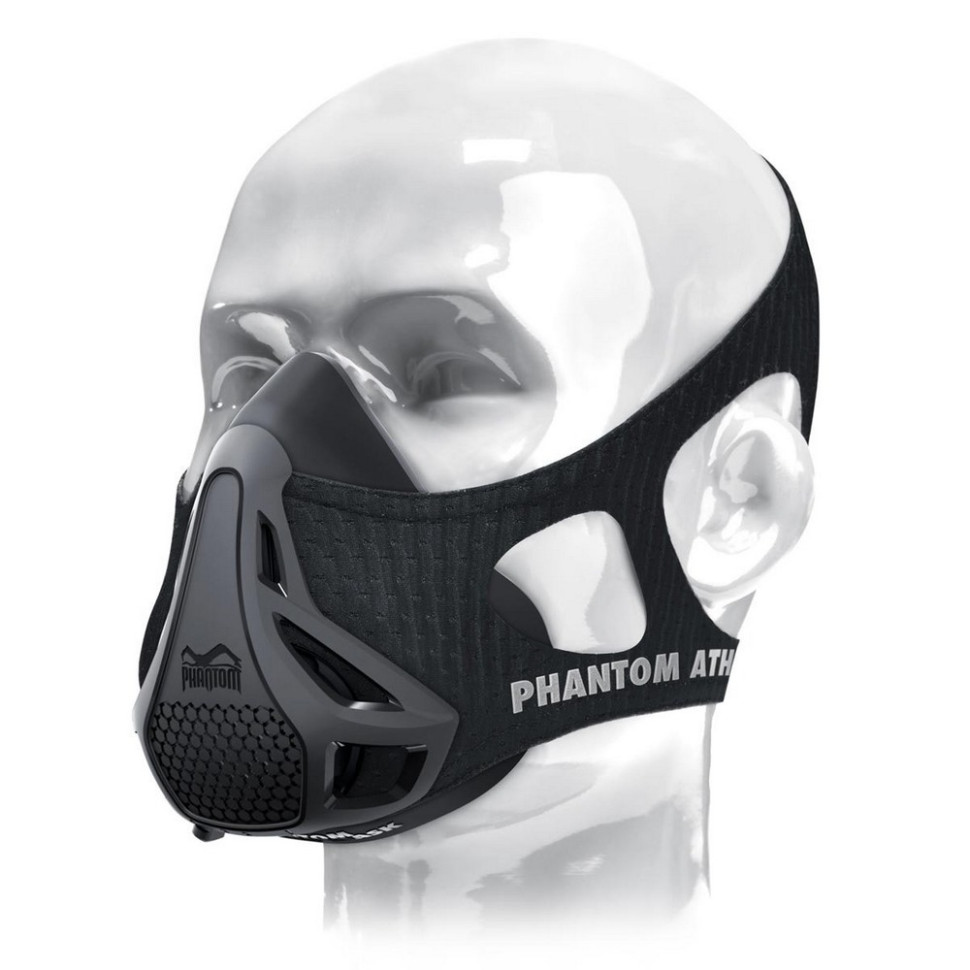 Маска для тренировки дыхания Training Mask Phantom PHMASK1000-S, Black, S