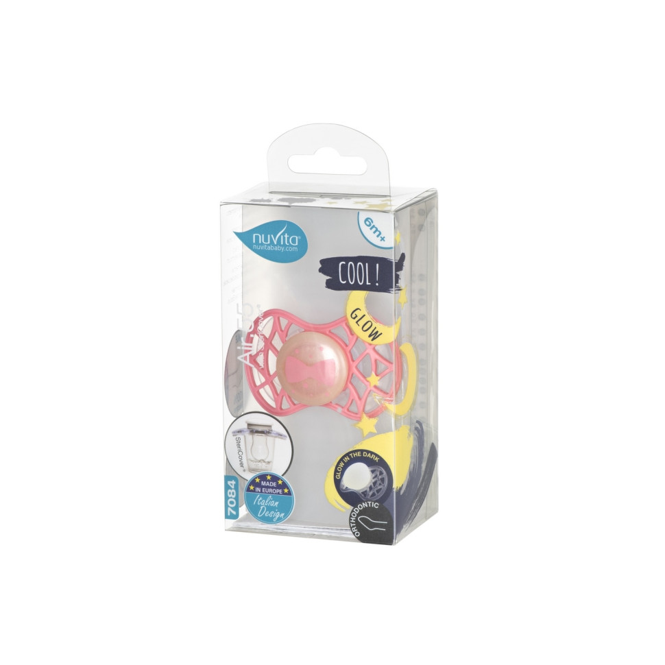 Пустышка Nuvita 7084 Air55 Cool ортодонтическая 6m+ 