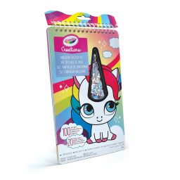 Набор для творчества раскраска "Единорог" Crayola 04-1174, 20 страниц и наклейки