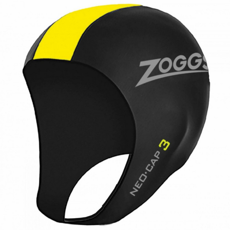 Шапка для тріатлону Neo Cap Zoggs 464044.BKYL.L/XL, чорно-жовта, L/XL